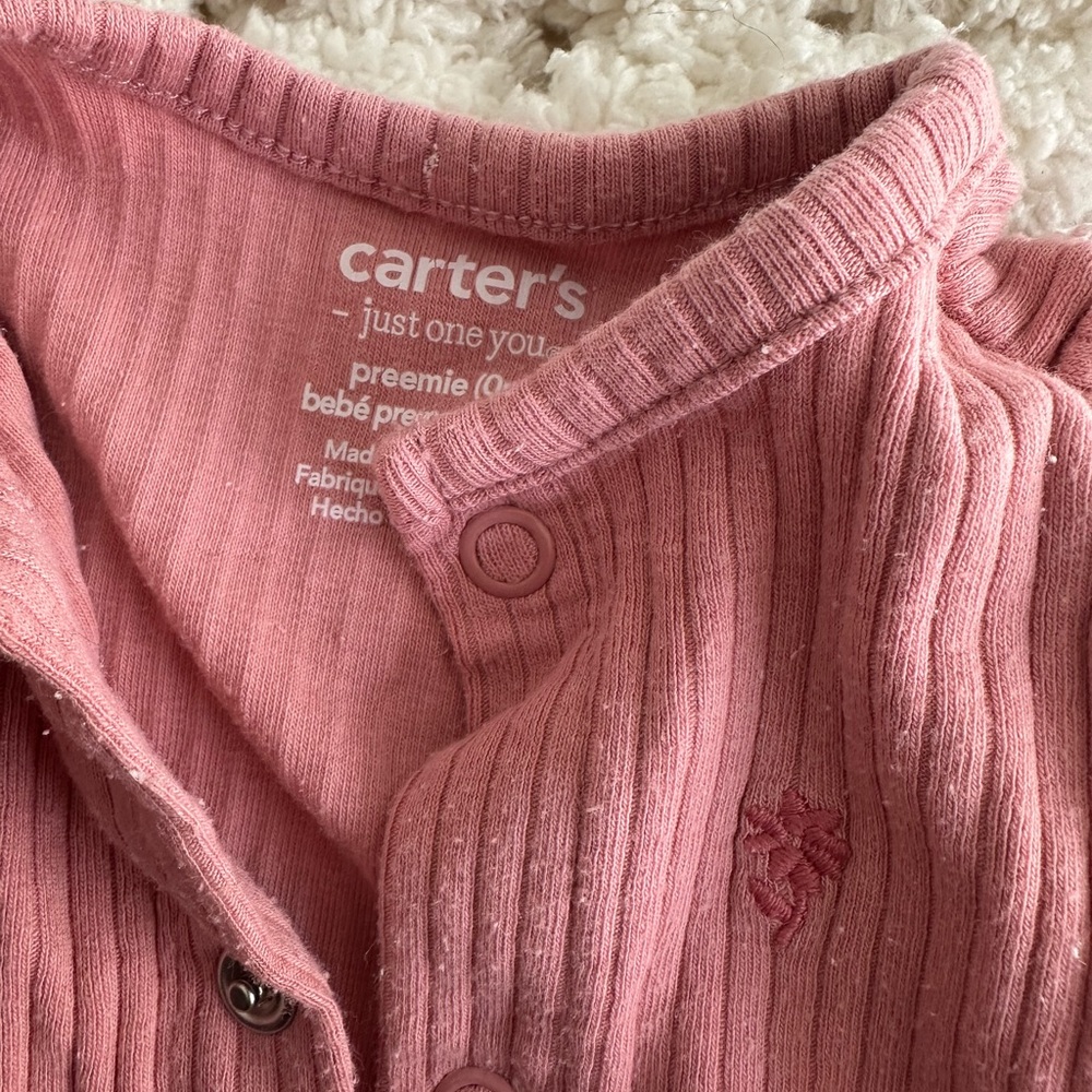 Pink Ribbed One Piece - Picture 2 of 2